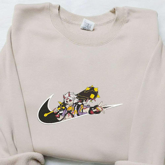 Arataki Itto X Swoosh Game Embroidered Hoodie Nike Inspired Embroidered Shirt Best Gift Ideas For Family
