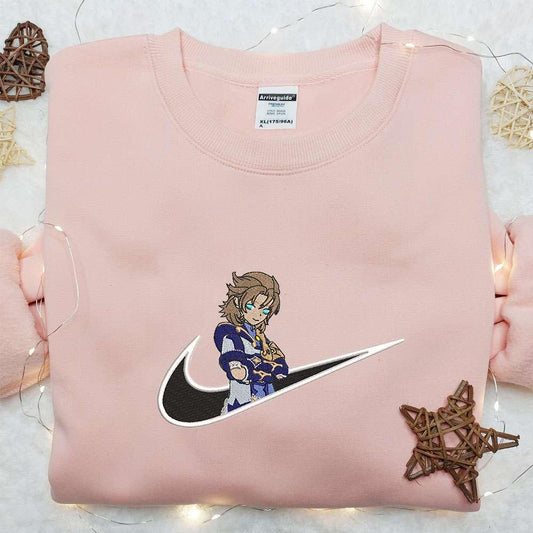 Albedo X Nike Swoosh Game Embroidered Shirt Genshin Impact Embroidered Shirt Nike Inspired Embroidered Shirt