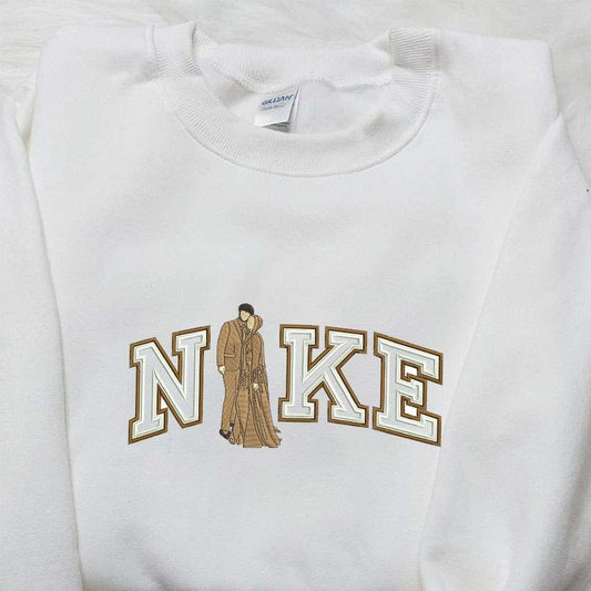 Double Outline Married x Nike Embroidered Shirt Valentine Embroidered Shirt Custom Nike Embroidered Shirt