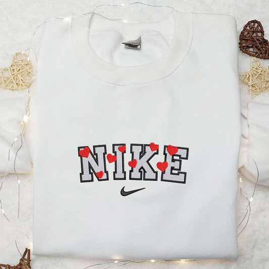 Hearts Brand Logo Embroidered Shirt, Best Gift For Lover