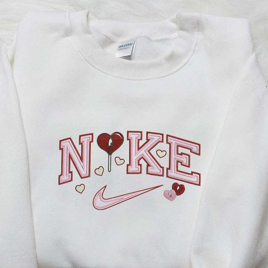Nike x Bad Bunny Candy Hearts Embroidered Shirt Weeknd Embroidered Shirt Valentine's Day Embroidered Shirt