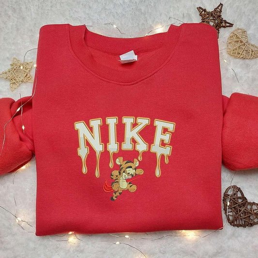Baby Tigger x Nike Embroidered Shirt Disney Winnie The Pooh Embroidered Hoodie Best Gift Ideas