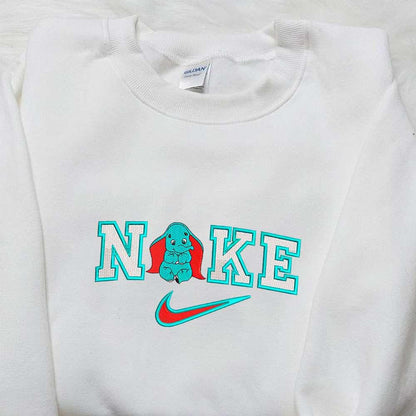 Baby Dumbo x Nike Cartoon Embroidered Shirt Custom Nike Embroidered Shirt Best Birthday Gift Ideas