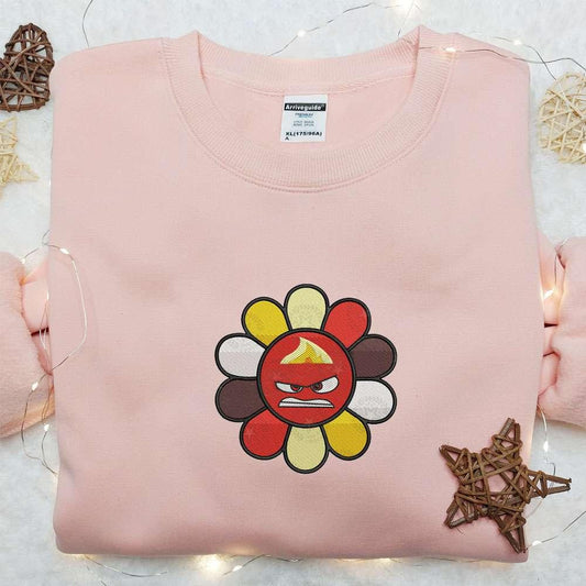 Anger Flower Team Inside Out Embroidered Shirt, Disney Cartoon Shirt, Best Gift Ideas