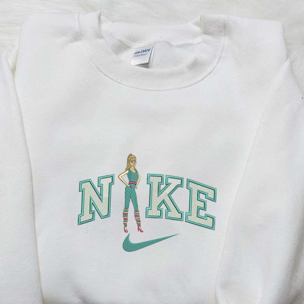 Barbie x Nike Embroidered Sweatshirt Disney Toy Story Embroidered Hoodie Cartoon Embroidered Shirt
