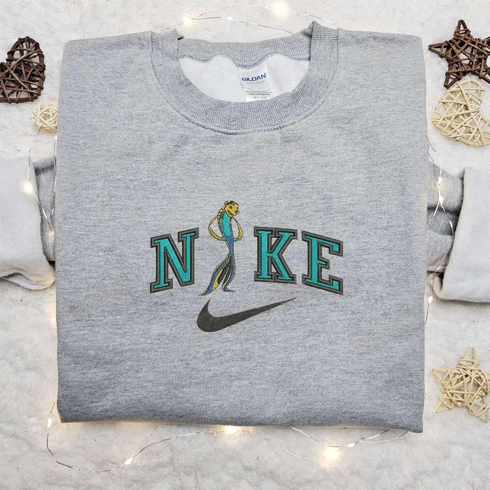 Angie x Nike Cartoon Embroidered Hoodie Disney Characters Embroidered Sweatshirt Custom Embroidered Hoodie