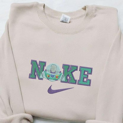 Buzz Lightyear x Nike Cartoon Embroidered Shirt Nike Inspired Embroidered Shirt Best Birthday Gift Ideas