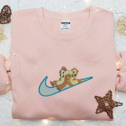 Chip And Dale Disney Characters Embroidered Shirt Best Gift Idea For Family