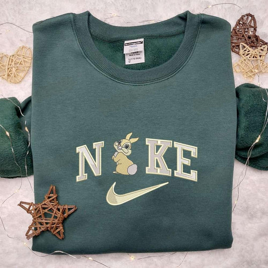 Nike X Thumper Bunny Embroidered Shirt Disney Bambi Embroidered Hoodie Best Gift Ideas