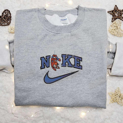 Spider Man Bluey X Nike Movie Embroidered Hoodie Marvel Comics Embroidered Shirt Best Gift Ideas For Family