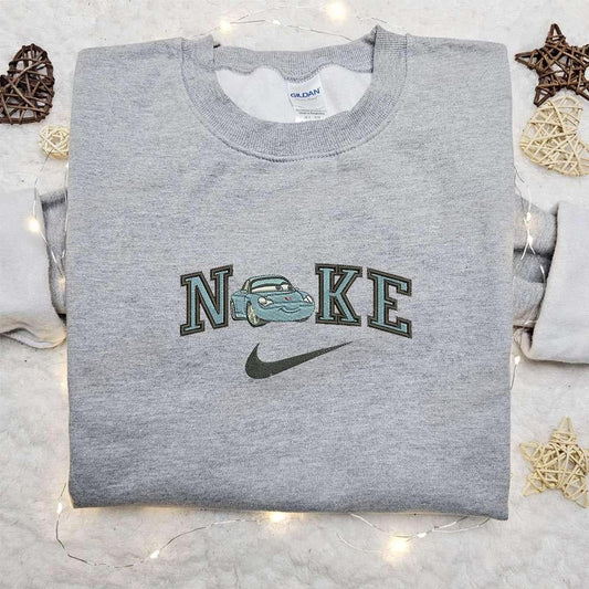 Sally Carera X Nike Cartoon Embroidered Shirt Disney Characters Embroidered Sweatshirt Custom Embroidered Hoodie