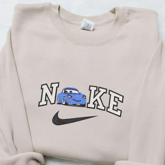 Sally X Nike Cartoon Embroidered Sweatshirt Disney Characters Embroidered T Shirt Best Gift Ideas For Family