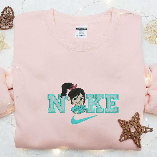 Nike X Vanellope Embroidered T Shirt Wreck It Ralph Disney Embroidered T Shirt Nike Inspired Embroidered T Shirt