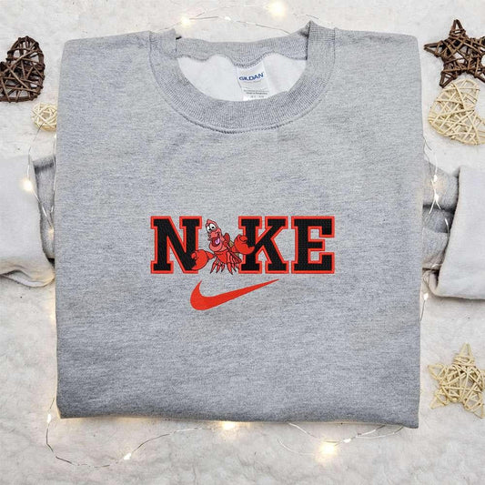 Sebastian X Nike Cartoon Embroidered Hoodie Disney Characters Embroidered Shirt Best Gift Ideas For Family
