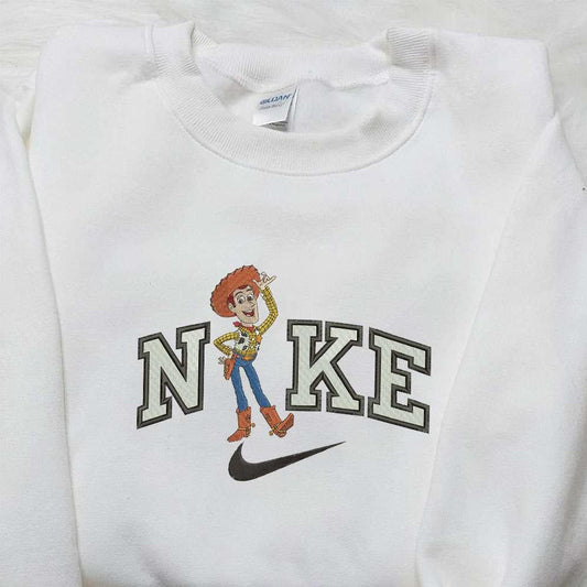 Woody x Nike Embroidered Hoodie Toy Story Embroidered Shirt Nike Inspired Embroidered Shirt