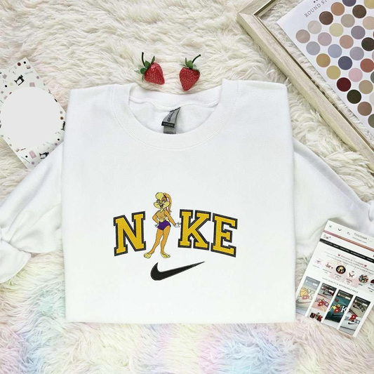 Lola Bunny Looney Tunes Embroidered Shirt Disney Characters Embroidered Hoodie