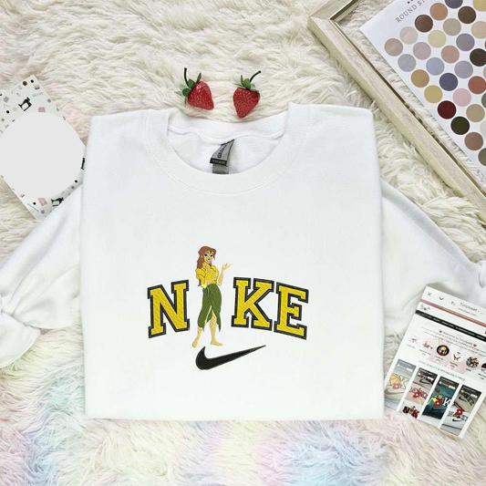 Jane From Tarzan Embroidered Shirt Disney Characters Embroidered Hoodie
