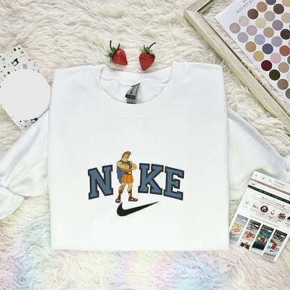 Hercules Embroidered Shirt Disney Characters Embroidered Hoodie
