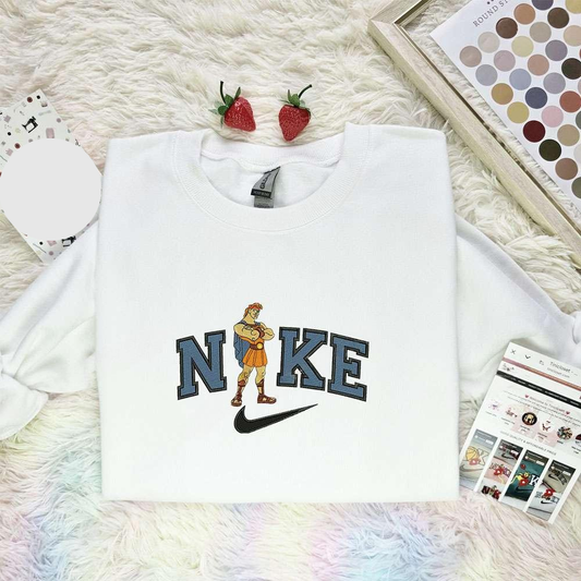 Hercules Embroidered Shirt Disney Characters Embroidered Hoodie