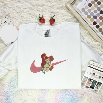Megara Princess Embroidered Shirt Disney Hercules Embroidered Shirt