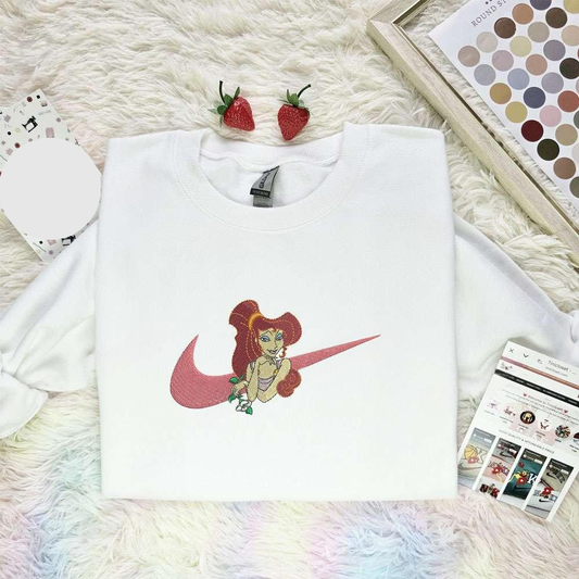 Megara Princess Embroidered Shirt Disney Hercules Embroidered Shirt