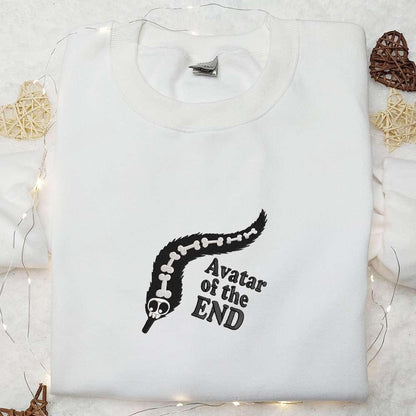 Avatar of the End Embroidered Shirt Halloween Embroidered Sweatshirt Best Halloween Gifts for Family