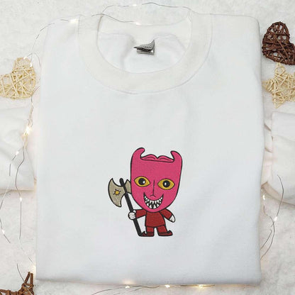 Baby Lock Embroidered Sweatshirt The Nightmare Before Christmas Embroidered Hoodie Best Halloween Gifts Ideas
