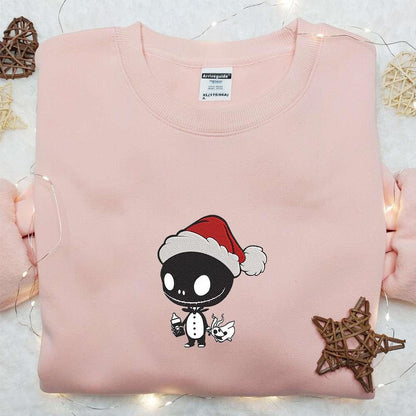Baby Jack Skellington And Zero Embroidered Sweatshirt The Nightmare Before Christmas Embroidered Hoodie Halloween Embroidered Shirt