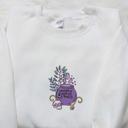A Bunch of Hocus Pocus Embroidered Sweatshirt Halloween Embroidered Hoodie Best Halloween Gifts
