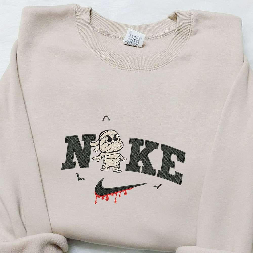 Baby Mummy x Nike Embroidered Sweatshirt Halloween Embroidered Shirt Best Halloween Gift Ideas