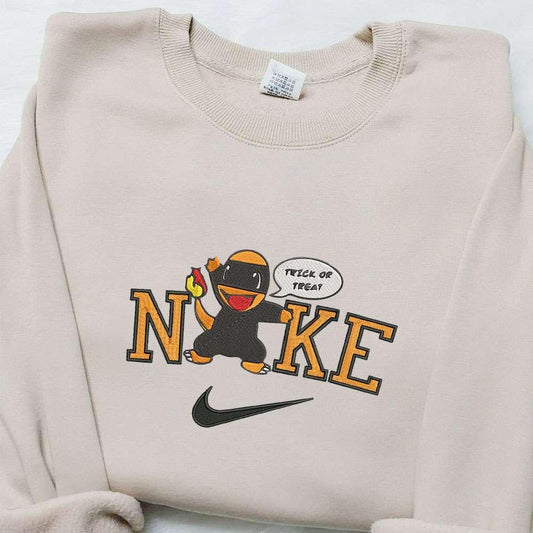Chamandaer Ninja Anime x Nike Embroidered Sweatshirt Halloween Embroidered Shirt Best Halloween Gift Ideas