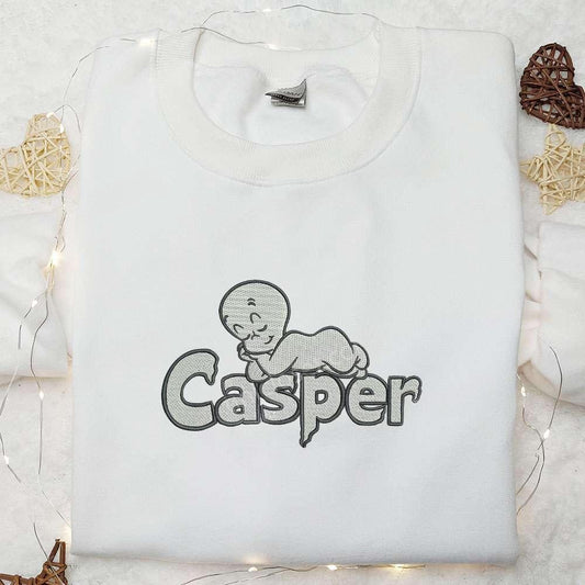 Casper Ghost Embroidered Shirt Halloween Embroidered Shirt Best Halloween Gifts