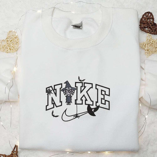 Chloe Witch x Nike Embroidered Shirt Bluey Cartoon Embroidered Hoodie Halloween Embroidered Sweatshirt