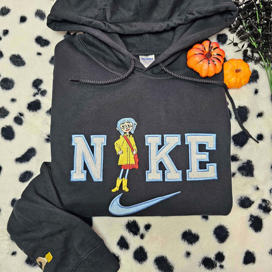 coraline cartoon characters embroidered shirt Best Halloween Gifts Ideas