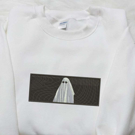 Ghost Embroidered Shirt Scary Halloween Embroidered Shirt Spooky Season Halloween Gift