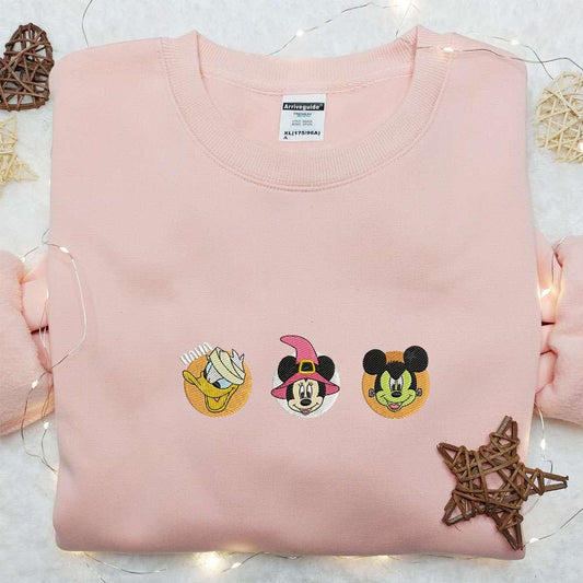 Donlad Minnie Mickey Halloween Embroidered Shirt Best Halloween Gifts Ideas