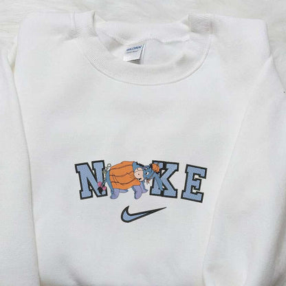 Eeyore Pumpkin Halloween x Nike Embroidered Sweatshirt Disney Walt Characters Embroidered Shirt Best Halloween Gift Ideas