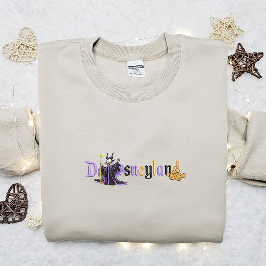 Daisy Duck Maleficent Disneyland Halloween Embroidered Shirt  Best Halloween Gifts Ideas