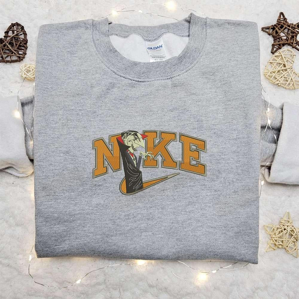 Vampire x Nike Embroidered Hoodie Halloween Embroidered Shirt Best Halloween Gift Ideas for Family