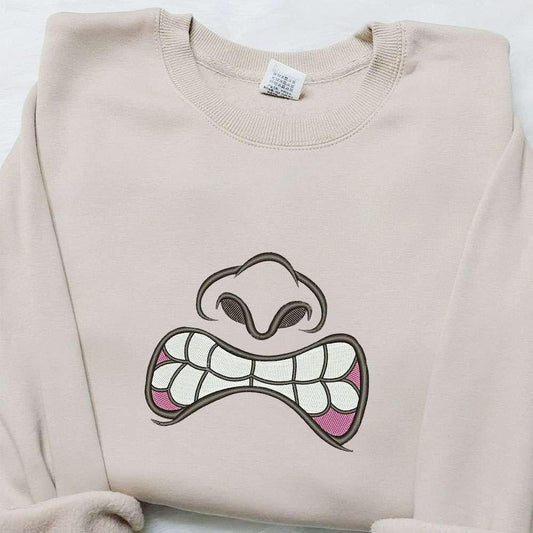 Zombie Mouth Embroidered Sweatshirt Halloween Embroidered Hoodie Best Halloween Gift Ideas