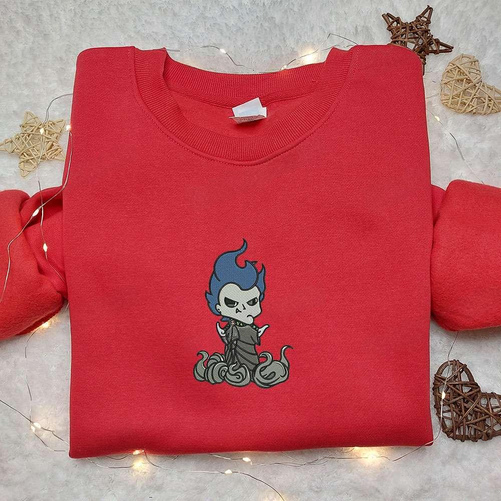 Hercules Hades Halloween Embroidered Sweatshirt Disney Halloween Family Shirts Spirit Halloween T shirts