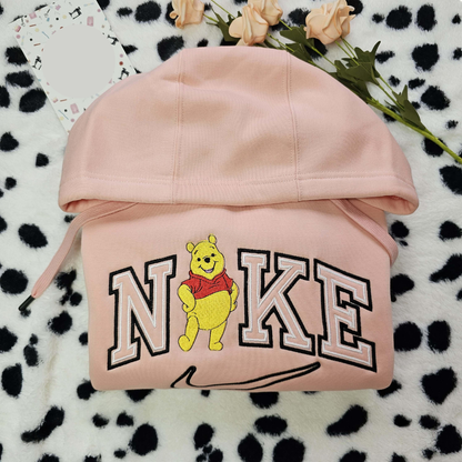 Winnie The Pooh Disney Characters Embroidered Shirt