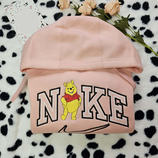 Winnie The Pooh Disney Characters Embroidered Shirt