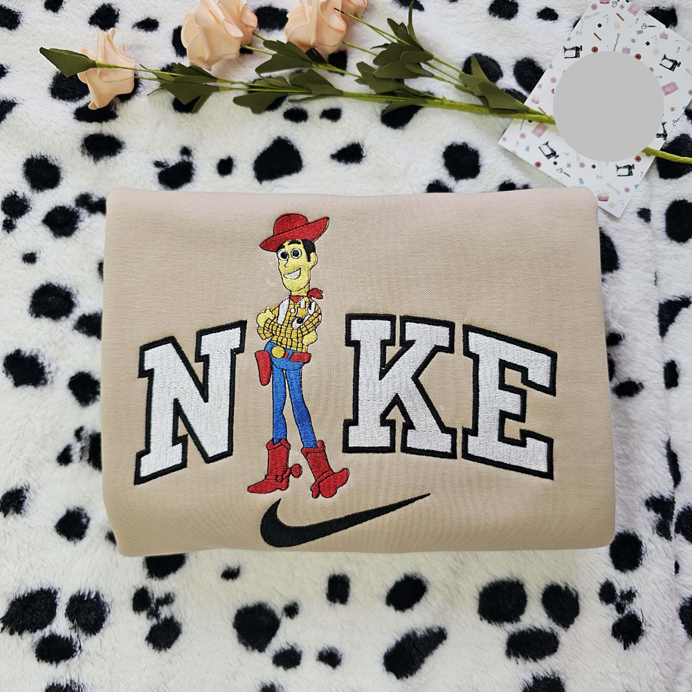 Woody Toy Story Disney Characters Embroidered Shirt