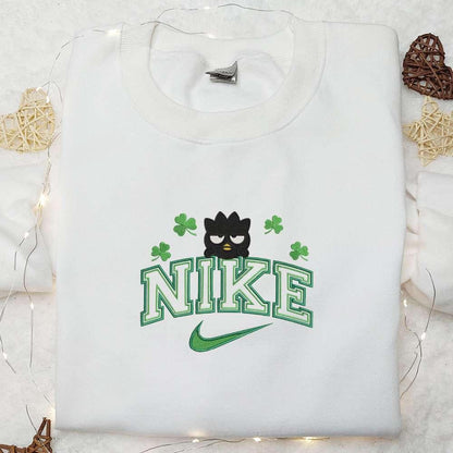 Batz Maru Shamrocks x Nike Embroidered Shirt Anime Embroidered Hoodie Best Saint Patricks Day Gift Idea