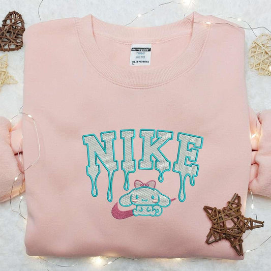 Cinnamoroll x Nike Embroidered Shirt Cartoon Embroidered Hoodie Best Gift Idea