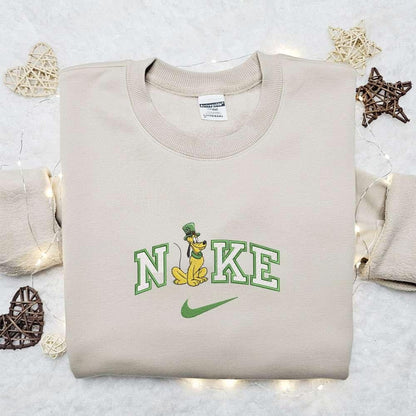 Nike x Patrick Balloon Pluto Embroidered T shirt Disney Characters Embroidered T shirt St Patricks Day Embroidered T shirt