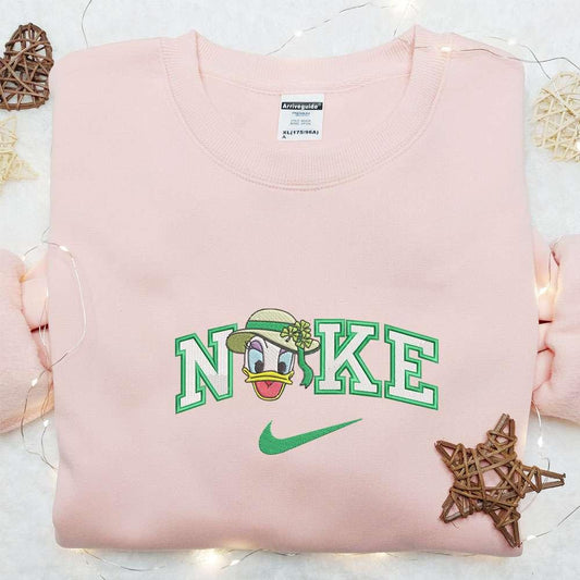 Nike x Patrick Daisy Embroidered Shirt Disney Characters Embroidered Shirt St Patricks Day Embroidered Shirt