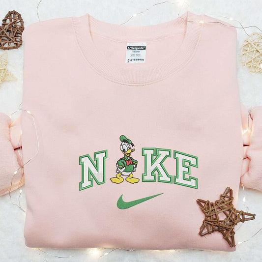 Nike x Patrick Balloon Donald Embroidered Shirt Disney Characters Embroidered Shirt St Patricks Day Embroidered Shirt