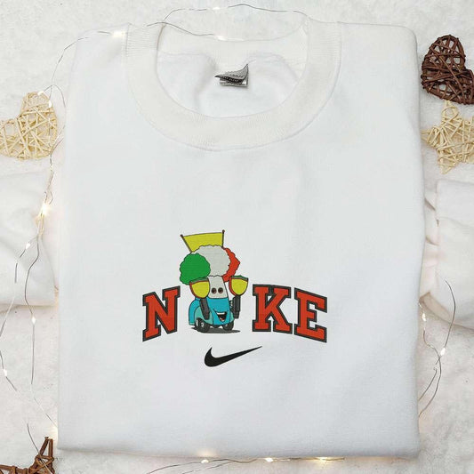 Nike x Guido Disney Pixar Cars Circus Embroidered Sweatshirt Disney Pixar Cars Embroidered Hoodie Custom Nike Embroidered T shirt